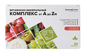 Витаминно-минерал компл от А до Zn тб 630 мг №30