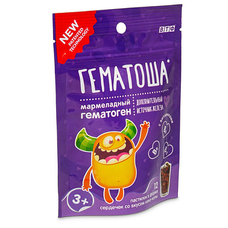 Гематоша вкус кола паст мармелад 4 г №12
