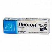 Лиотон 1000 гель 1 тыс МЕ/г 100 г 