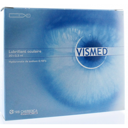 Визмед гидрогель глазной 0.18% 0.3 мл №20 Визмед гидрогель глазной 0.18% 0.3 мл №20