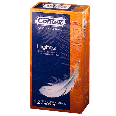 Презервативы Контекс (Contex) Lights особо тонкие №12