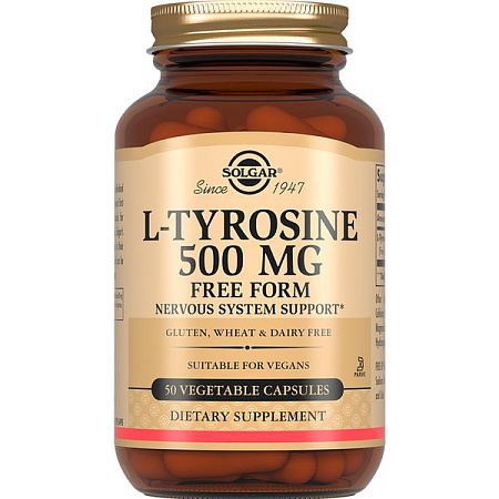 L-Тирозин (Л-Тирозин) 500 мг Солгар (Solgar) капс 716 мг №50