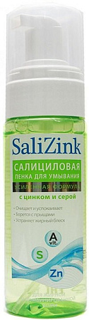 Пенка Салицинк салициловая с цинком и серой для жир/комб кожи 160 мл