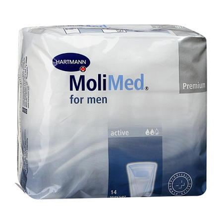 Вкладыши (прокладки) Молимед (MoliMed) Премиум урол д/муж №14