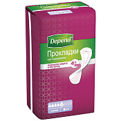 Прокладки Депенд (Depend) Супер (Super) п/недержании мочи д/жен №8