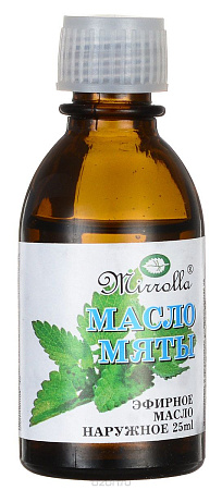 Масло эфирное Мирролла (Mirrolla) Мяты 25 мл 