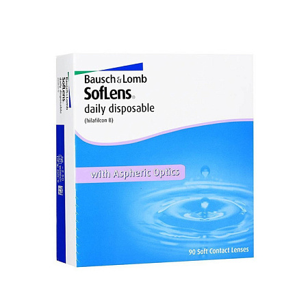 Линзы контактные Бауш энд Ломб (Bausch + Lomb) SofLens Daily Disposable R8.6 (-2.50) №90