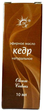 Масло эфирное Кедр 10 мл 