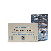Энкорат Хроно тб пролонг д-я п/о 500 мг №30 Энкорат Хроно тб пролонг д-я п/о 500 мг №30
