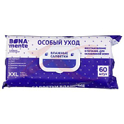 Салфетки влажные Бона Менте! (Bona Mente!) с ионами серебра №60 с клапаном