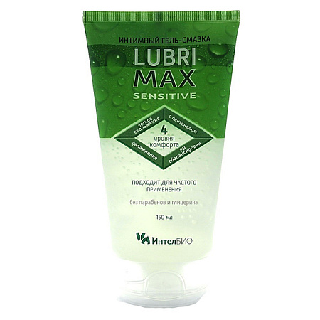 Гель-смазка (смазка) Лубримакс (Lubrimax) Sensitive интимный 150 мл