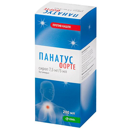 Панатус форте сироп 7.5 мг/5 мл 200 мл