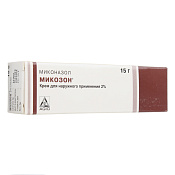 Микозон крем д/наруж прим 2% 15 г