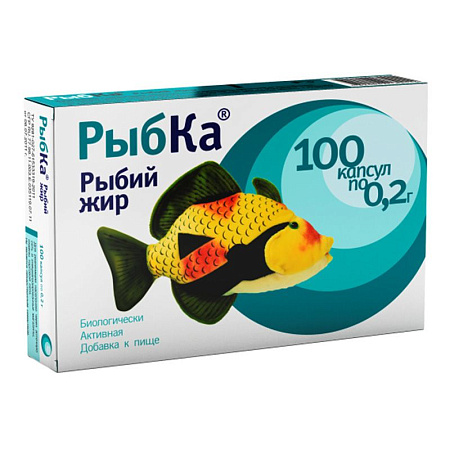 Рыбий жир Рыбка капс №100