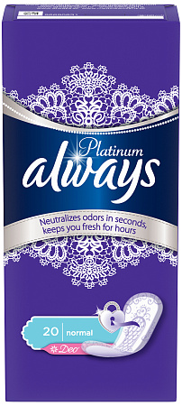 Прокладки Олвейс (Always) ежедневные Нормал Део №20