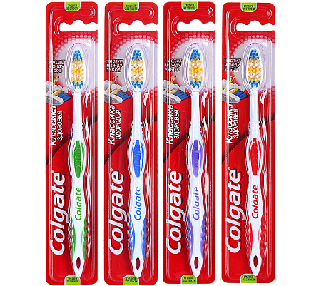 Зубная щетка Колгейт (Colgate) Классика здоровья средняя