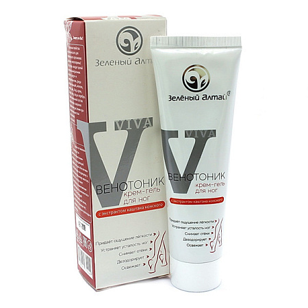 Крем-гель Венотоник для ног с экстрактом конского каштана 100 мл Крем-гель Венотоник для ног с экстрактом конского каштана 100 мл