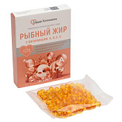 Рыбный жир Сердце Континента с вит А,D,Е,К капс №100