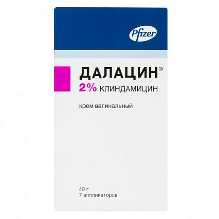 Далацин крем ваг 2% 40 г + аппликаторы №7