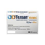 Телзап Плюс тб 80 мг+12.5 мг №30