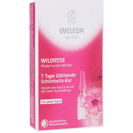 Концентрат Веледа (Weleda) для лица разглаживающий с маслом розы Москета флакон 0.8 мл №7