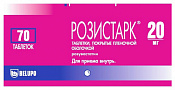 Розистарк тб п/о 20 мг №70
