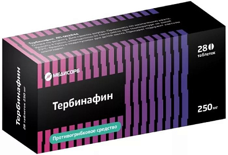 Тербинафин Медисорб тб 250 мг №28