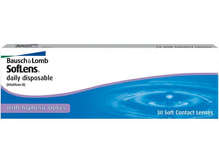 Линзы контактные Бауш энд Ломб (Bausch + Lomb) SofLens Daily Disposable R8.6 (-1.75) №30 Линзы контактные Бауш энд Ломб (Bausch + Lomb) SofLens Daily Disposable R8.6 (-1.75) №30
