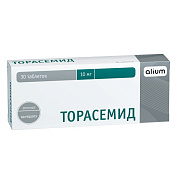 Торасемид тб 10 мг №30