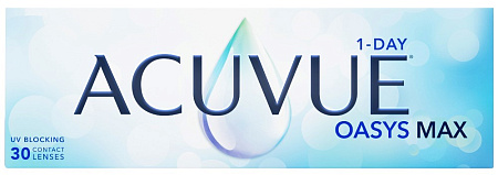 Линзы контактные АКУВЬЮ (ACUVUE) Оазис (Oasys) 1-Day Макс (Max) R8.5 (-1.00) №30