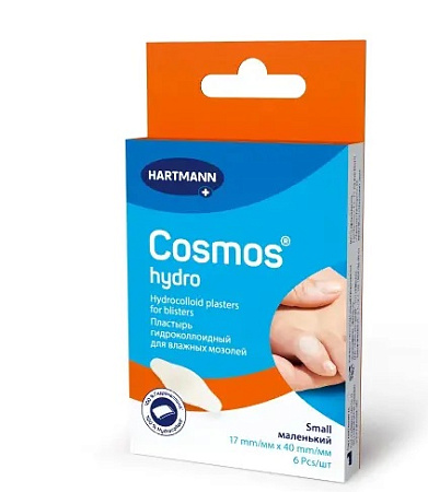 Лейкопластырь (пластырь) Космос (Cosmos) Гидро (Hydro) д/влажн мозолей 1.7 x 4 см №6