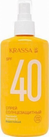 Спрей Красса (Krassa) солнцезащитный водостойкий SPF 40 150 мл