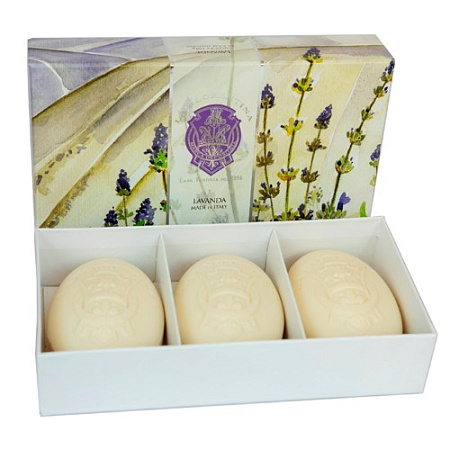 Набор Мыло туалетное Ла Флорентина (La Florentina) Лаванда твердое 150 г №3 Набор Мыло туалетное Ла Флорентина (La Florentina) Лаванда твердое 150 г №3