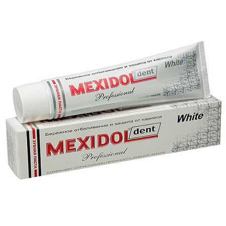 Зубная паста Мексидол Дент (MEXIDOL dent) Professional White 65 г