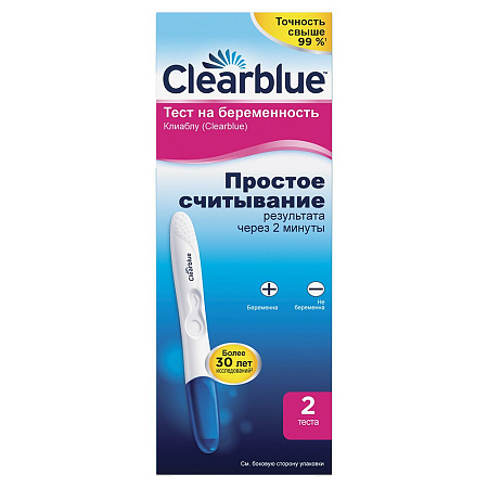 Тест Клиаблу (Clearblue) на беременность №2