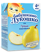 Cок Бабушкино Лукошко груша осв с 4 мес 200 мл