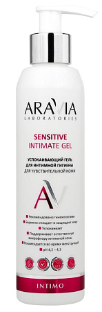 Гель Аравия (Aravia) Laboratories для интимной гигиены д/чувствит кожи успокаивающий 200 мл