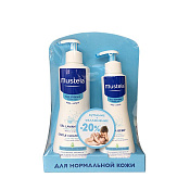 Набор Мустела (Mustela) (гель для купания 500 мл + молочко для тела 300 мл)