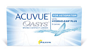 Линзы контактные АКУВЬЮ (ACUVUE) Оазис (Oasys) with Hydraclear Plus R8.4 (-3.75) №6