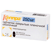 Кеппра тб п/о 250 мг №30