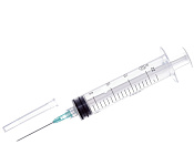 Шприц 3-х компонентный Луер с иглой 21G (0.8 х 40мм) 20 мл