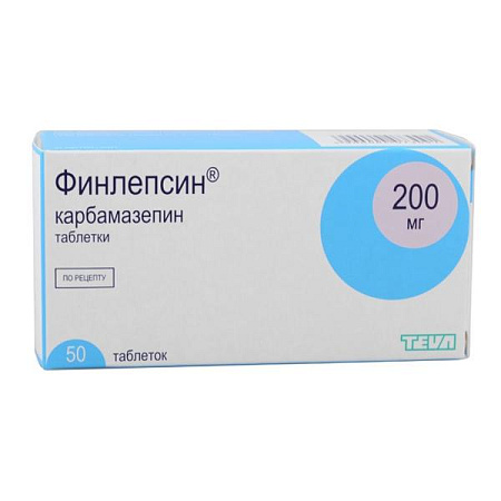 Финлепсин тб 200 мг №50 Финлепсин тб 200 мг №50