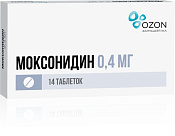 Моксонидин тб п/о 0.4 мг №14