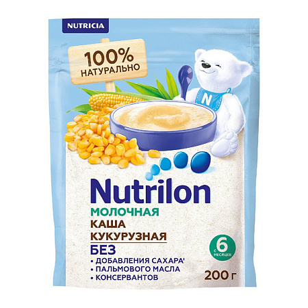 Каша молочная кукурузная Нутрилон (Nutrilon) 200 г