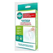 Чулки антиэмб Клинса 1 кл р 1 откр мыс бел