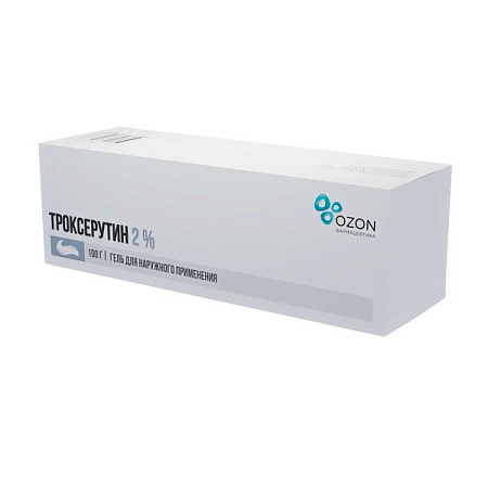 Троксерутин гель 2% 100 г 