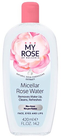 Вода Мицеллярная Май Роуз оф Болгария (My Rose of Bulgaria) розовая 420 мл