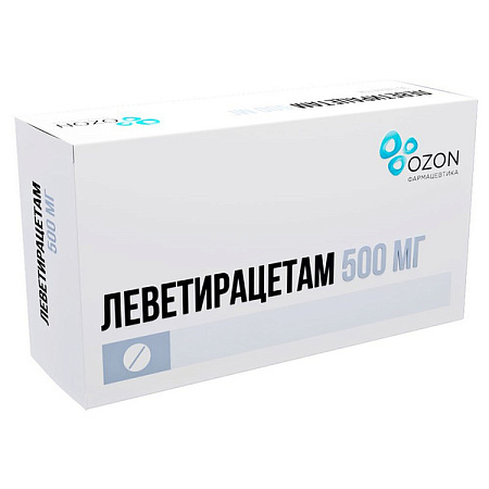 Леветирацетам тб п/о 500 мг №30 