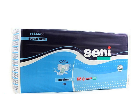 Подгузники Сени (Seni) Супер air размер М (75-110см) №30