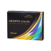 Линзы контактные Air Optix (Эйр Оптикс) Colors цветные (-0.00) №2 зеленый (green)